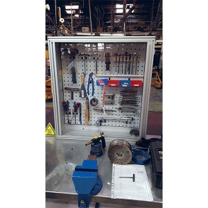 Panneau porte-outil mural sécurisé MAINTPOST 200B | Atelier industriel