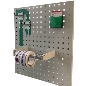 Distributeur de rouleaux pour fond perforé – Rail multifonction