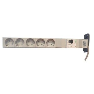 Rampe électrique 5 prises avec interrupteur 3680W | Multiprise professionnelle