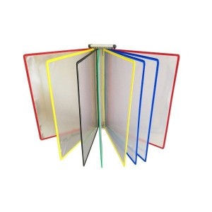 Support mural porte-documents à pivots DOCAFLEX MURAL A4 / A3 – Système d'affichage mural industriel