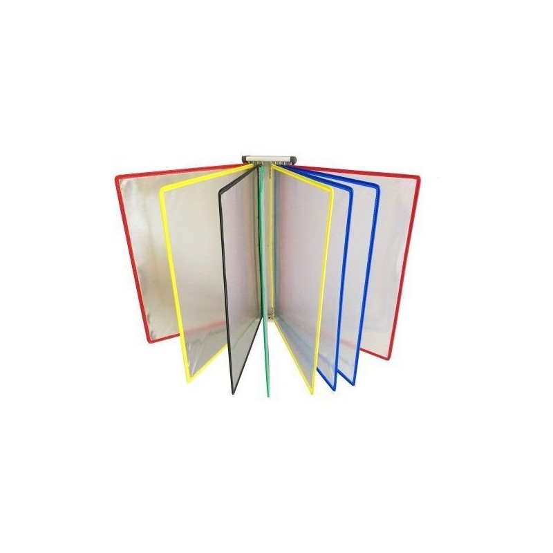 Support mural porte-documents à pivots DOCAFLEX MURAL A4 / A3 – Système d'affichage mural industriel