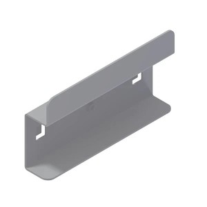 Rail pour bac plastique 100 mm / 450 mm – Support pour bacs à bec sur profil aluminium