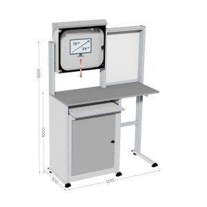 Armoire informatique PC MOBIPOST® 500D – Protection et organisation pour PC et écrans