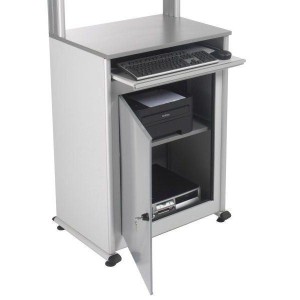 Étagère inférieure MOBIPOST® 500 | Accessoire modulable pour armoire informatique