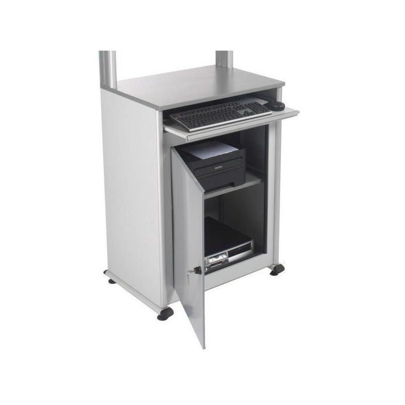 Étagère inférieure MOBIPOST® 500 | Accessoire modulable pour armoire informatique