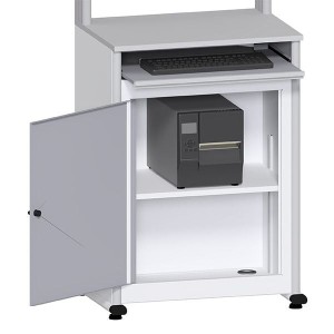 Étagère inférieure MOBIPOST® 500 | Accessoire modulable pour armoire informatique