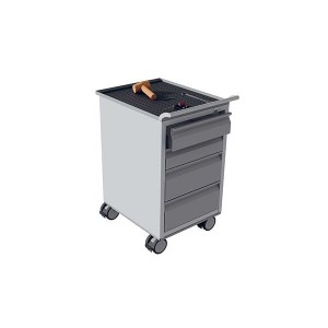 Servante d’atelier 4 tiroirs sur roulettes | Desserte mobile atelier