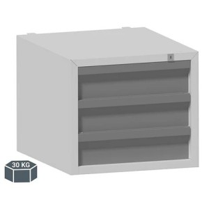 Caisson 3 tiroirs avec serrure | Rangement sécurisé atelier