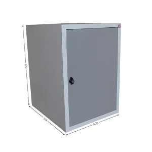Caisson 1 porte avec serrure | QUALIPOST® 3000 – Rangement sécurisé atelier