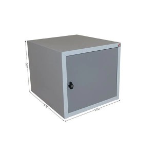 Caisson 1 porte avec serrure | QUALIPOST® 3000 – Rangement sécurisé atelier