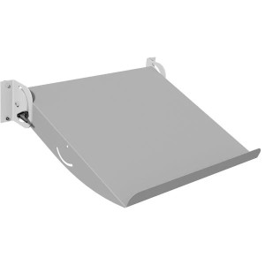 Étagère supérieure inclinable P 400 mm – Rail multifonction robuste