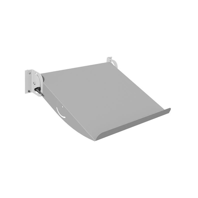 Étagère supérieure inclinable P 400 mm – Rail multifonction robuste