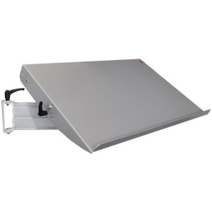 Support bac inclinable P 400 mm – Bras articulé et profil aluminium