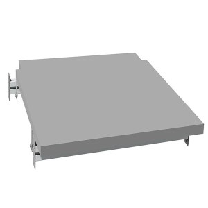 Plateau intermédiaire pour poste de travail P 750 mm – Stratifié robuste et facile à installer