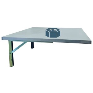 Étagère escamotable latérale 620x500 mm – Tablette rabattable industrielle