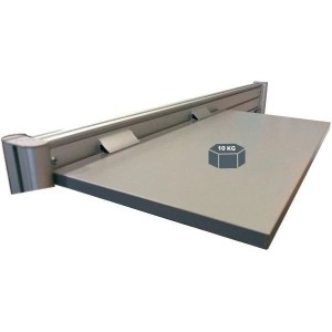 Étagère supérieure P 300 mm – Fixation profil aluminium | Largeur 600 ou 1030 mm