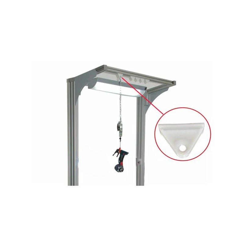 Anneau coulissant pour outils – Fixation sur profil aluminium | Organisation atelier