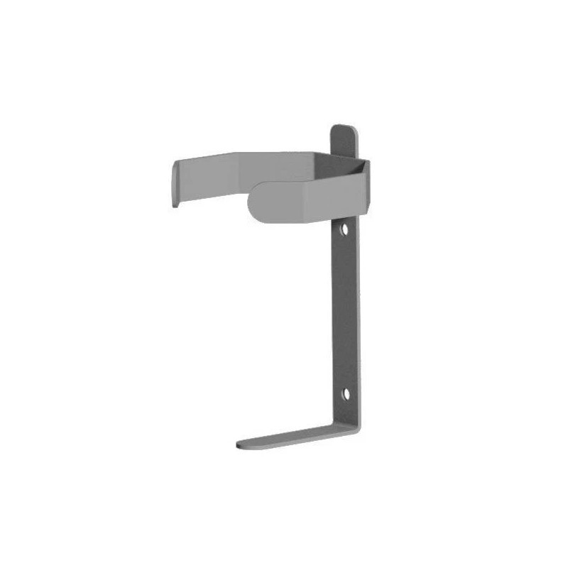Porte bouteille métallique – Fixation sur profil aluminium | H 140 mm, Ø 80 mm
