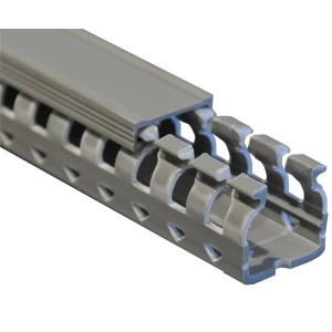 Goulotte pour fils électriques PVC – L 2000 mm | Gestion et protection câbles