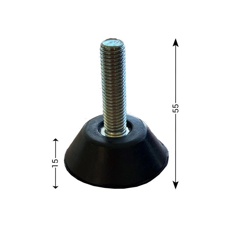 Pieds silentblocs à absorption – Kit 4 pièces | Réduction vibrations et bruit