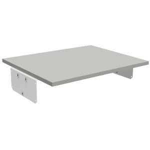 Étagère fixe MOBIPOST® 500A L 620 x P 500 mm pour poste informatique industriel