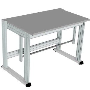 Support de rouleau réglable sous plateau – largeur 1000 à 1992 mm