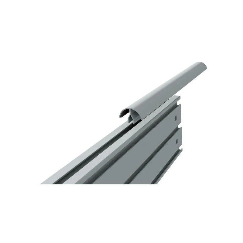 Profil aluminium arrondi pour passage de câble | 1000 mm à clipser