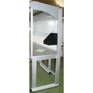 Faces latérales QUALIPOST® 4000 | Verre SECURIT ou PMMA (lot de 2)