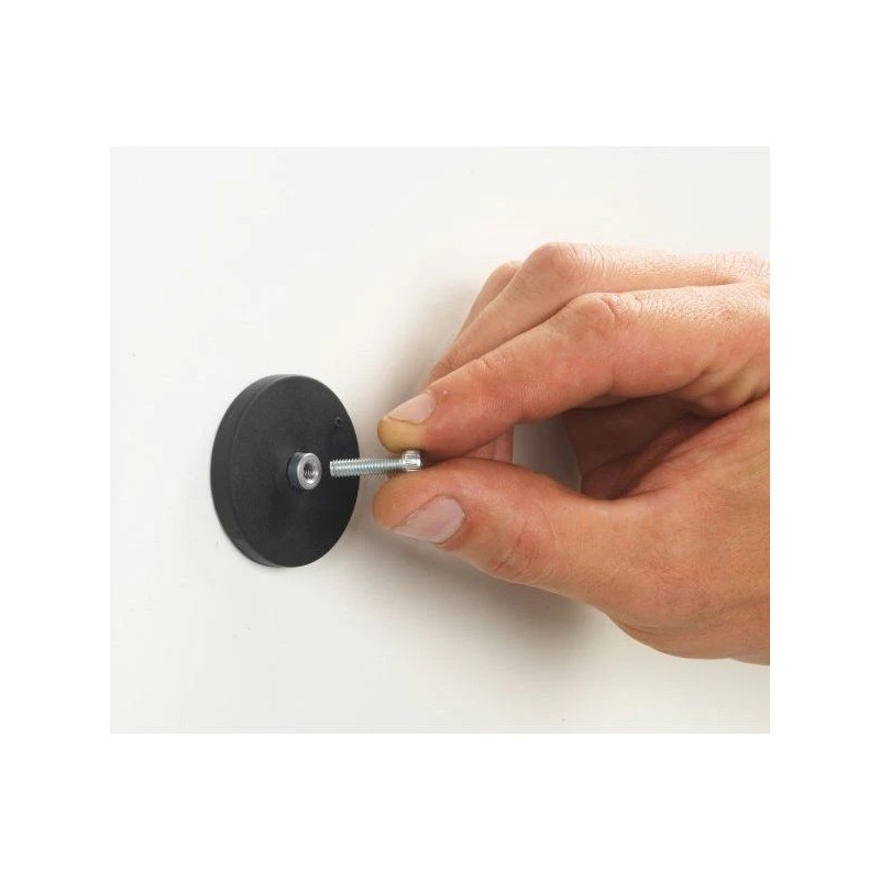 Plots magnétiques M4 | Aimants puissants fixation sans perçage (lot de 3)