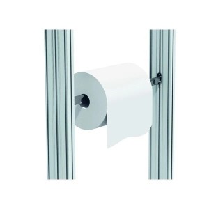 Kit essuie-mains pour profil aluminium | Support rouleau atelier