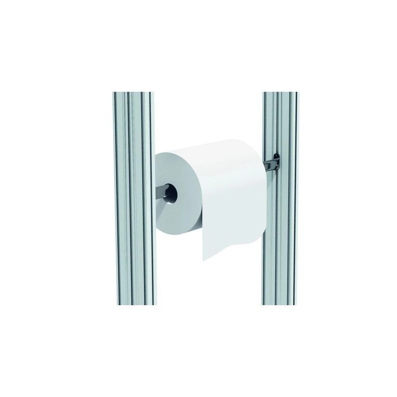 Kit essuie-mains pour profil aluminium | Support rouleau atelier