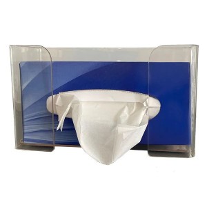 Support boîte gants ou mouchoirs | PMMA transparent mural