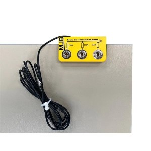 Boîtier de mise à la terre ESD 3 pressions | Antistatique DIN EN 61340-5-1