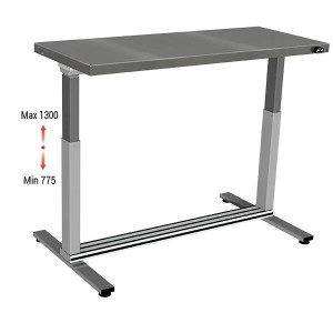 Poste de travail électrique INOX | QUALIPOST® 650 ERGO ergonomique hygiénique