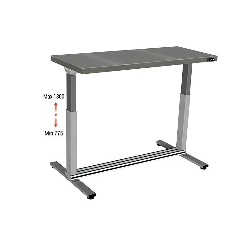 Poste de travail électrique INOX | QUALIPOST® 650 ERGO ergonomique hygiénique