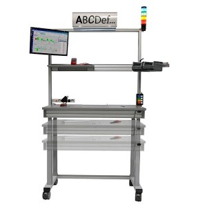 Poste de travail électrique industriel | QUALIPOST® 3200 ERGO ergonomique lourd