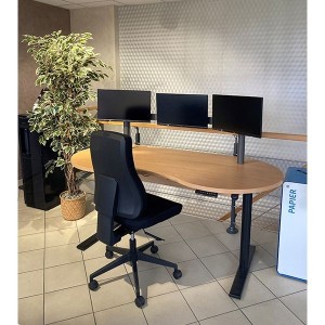 Bureau électrique design LEANERGO PREMIUM – Réglable & Ergonomique