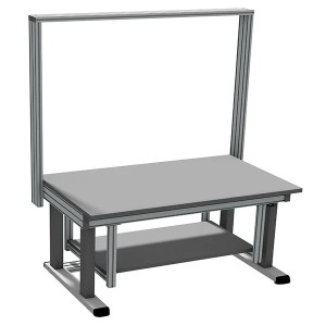 Étagère inférieure pour QUALIPOST® 3200 ERGO | Rangement robuste et modulable