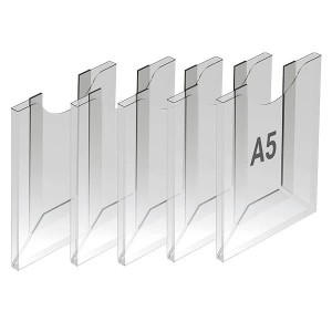 Porte-document PRODOC® MULTI modulaire transparent A3 – Support magnétique ou adhésif ultra fin