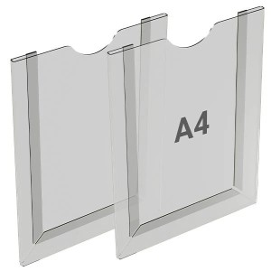 Porte-document PRODOC® MULTI modulaire transparent A3 – Support magnétique ou adhésif ultra fin