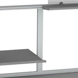 Profil aluminium vertical 822 mm | Support étagère poste de travail