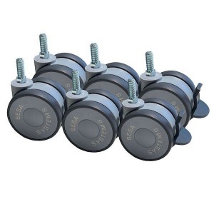 Roulettes avec frein Ø 75 mm