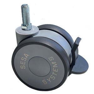 Roulettes avec frein Ø 75 mm