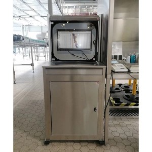 Armoire informatique inox MOBIPOST 550A | Protection PC industriel