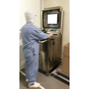 Armoire informatique inox MOBIPOST 950 | Poste PC industriel complet