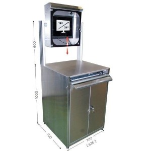 Armoire informatique inox MOBIPOST 950 | Poste PC industriel complet