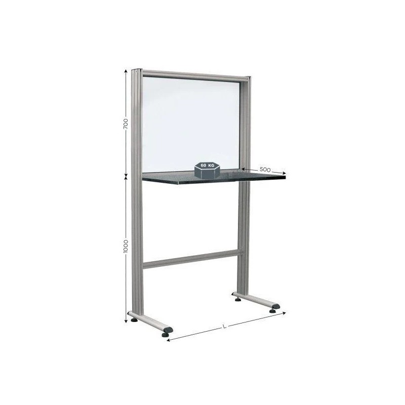 Poste de contrôle qualité INOX | QUALIPOST® 650A INOX