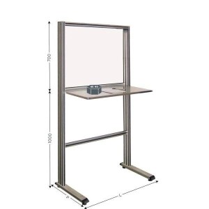 Poste de contrôle qualité inox QUALIPOST 650B | Mobilier agroalimentaire