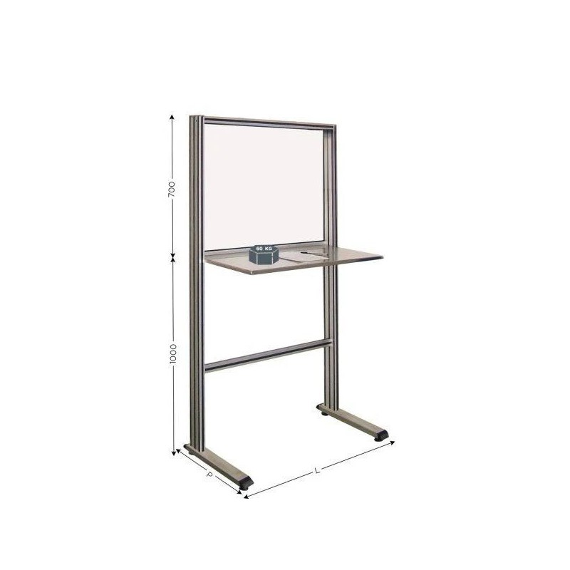 Poste de contrôle qualité inox QUALIPOST 650B | Mobilier agroalimentaire