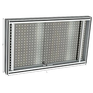 Panneau porte-outil inox MAINTPOST 250B | Organisation atelier mural